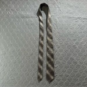 jf j.ferrar Black and White Micro-Check Men's Necktie